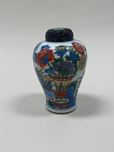 Jar with flowers