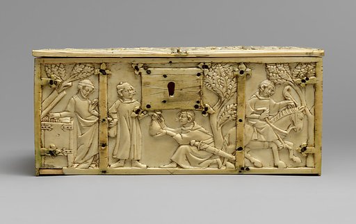 Box with the Parable Prodigal Son and Scenes of Lovers