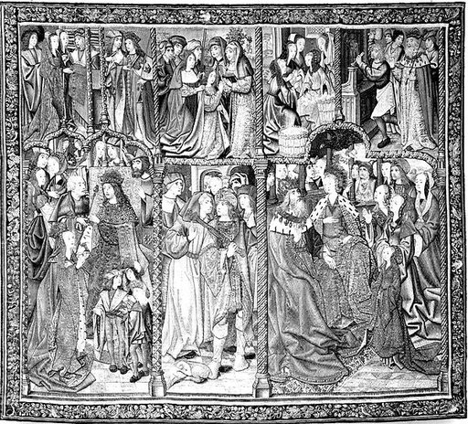Scenes from The Story of Charlemagne (?) (from Christ the Judge on the Throne of Majesty and Other Subjects)