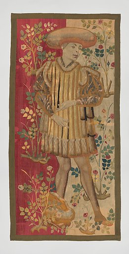 Figures in a Rose Garden: A Gentleman