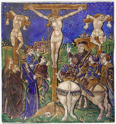 Triptych Panel with the Crucifixion