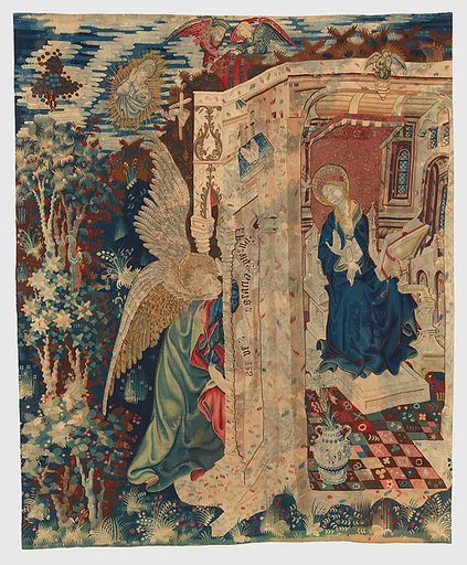 Tapestry with the Annunciation