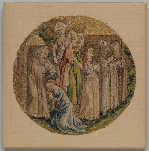 The Hermit Adrian Shows St. Catherine an Image of Christ and Baptizes Her