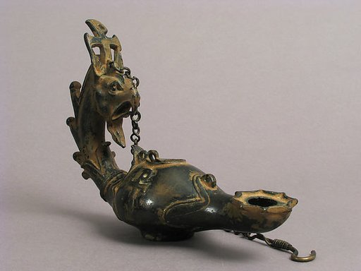 Hanging Lamp with a Griffin’s Head