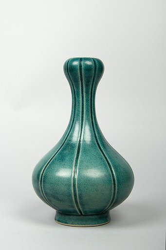 Lobed bottle vase