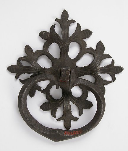 Door handle and plate