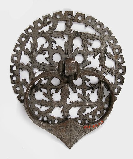 Door handle and plate
