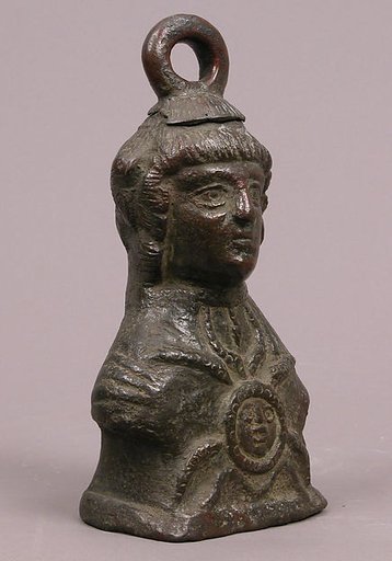 Steelyard weight in the form of Athena