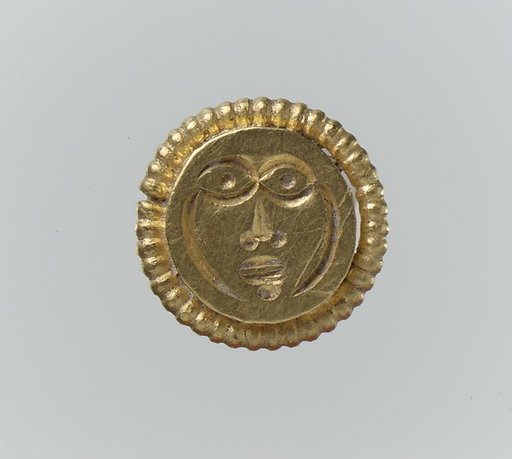 Gold Stud, possibly for a Horse Harness