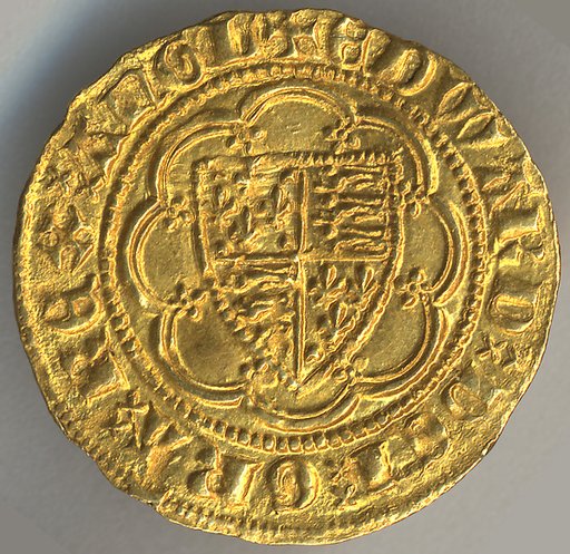 Quarter Noble of Edward III (r. 1327–77)
