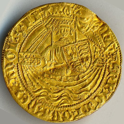 Quarter Noble of Edward III (r. 1327–77)