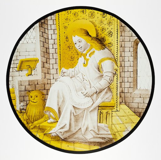 Roundel with Saint Mark