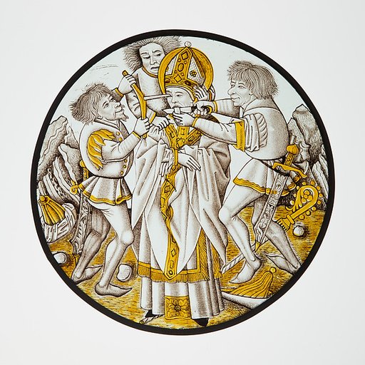 Roundel with Martyrdom of Saint Leger