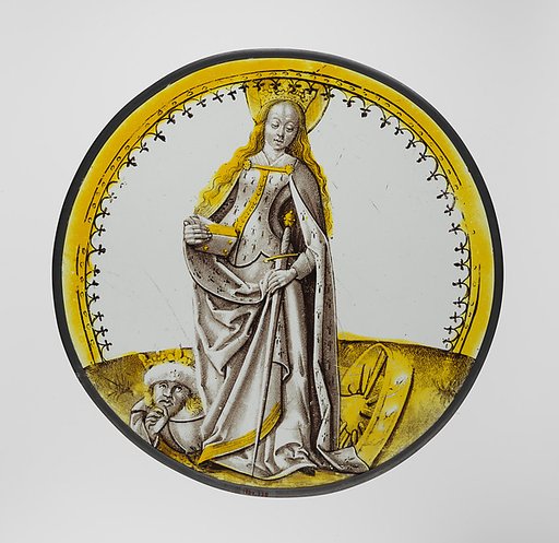 Roundel with Saint Catherine of Alexandria