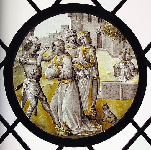 Roundel with the Blinding of Zaleucus of Locria
