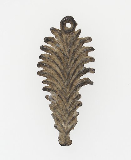 Pilgrim's Badge in the form of a Martyr's palm frond