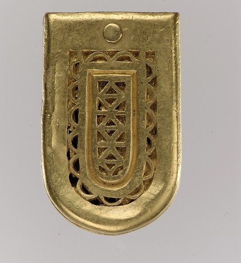 Gold Belt Buckle and Strap End