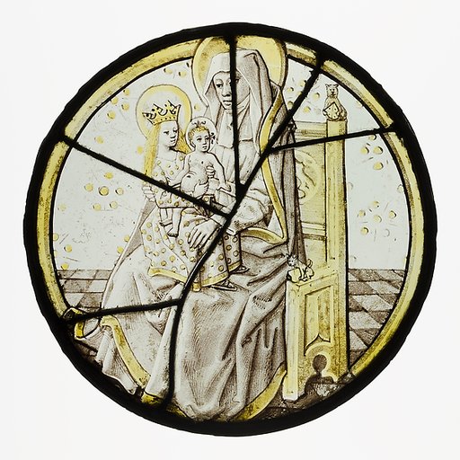 Roundel with Saint Anne with the Virgin and Child