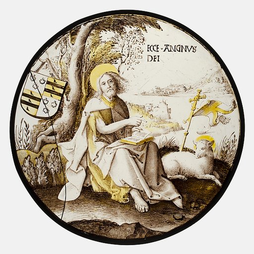 Roundel with Saint John the Baptist