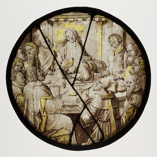 Roundel with the Last Supper