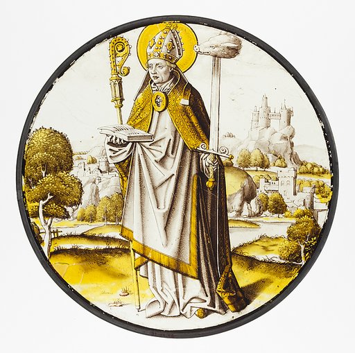 Roundel with Saint Lambrecht of Maastricht