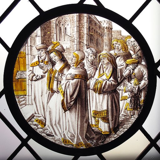 Roundel with Susanna Led to Judgement