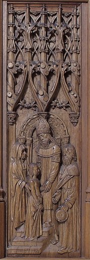 Panel with the Presentation of the Virgin in the Temple