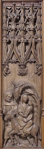 Panel with the Flight into Egypt
