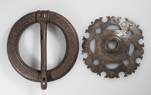 Door Knocker with Plate and Nail