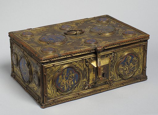 Box with Enamel Plaques