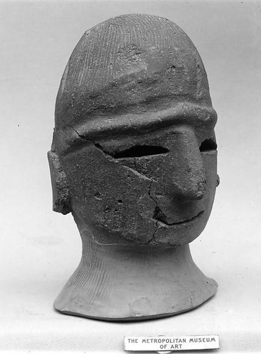 Head of a Male Haniwa Figure