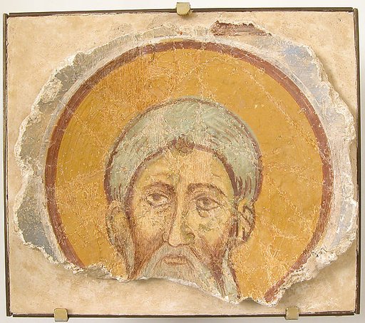 Wall Painting of a Male Saint