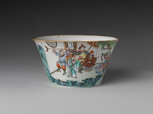 Cup with narrative scene from the “Legend of the White Snake”