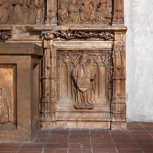 Altar Predella and Socle of Archbishop Don Dalmau de Mur y Cervelló