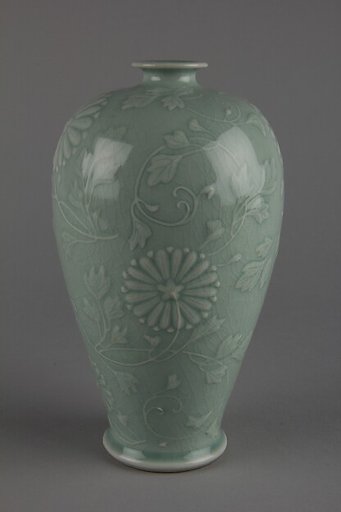 Meiping vase with floral scrolls