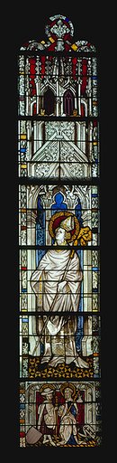 Saint Lambert, Bishop of Liège, with a Pilgrim Saint and Saint James below (from a series with The Virgin Mary and Five Standing Saints)
