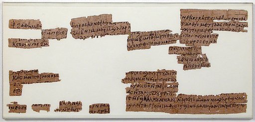 Papyri Fragments of a Letter from Menas to Epiphanius