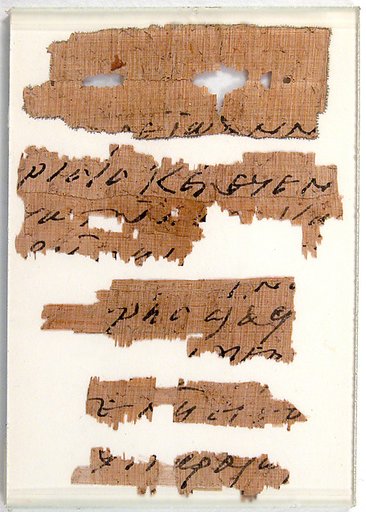 Papyri Fragments of a Letter to Epiphanius