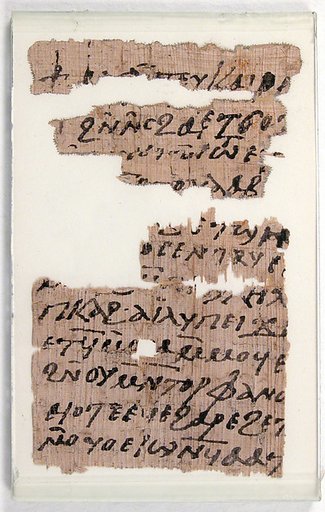 Papyri Fragments of a Letter to Pesenthius
