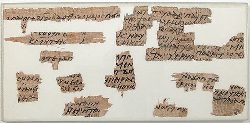 Papyri Fragments of a Letter from Bartholomew to Elisasius