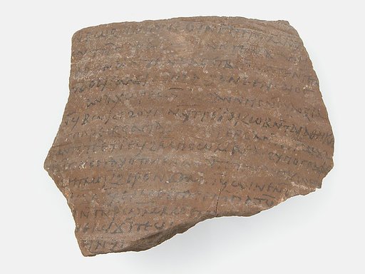 Ostrakon with a Letter Regarding the Will of Apa Victor