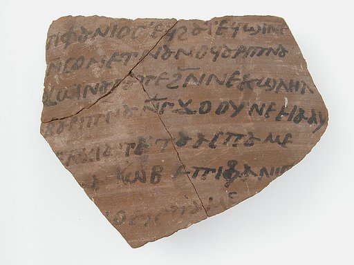 Ostrakon with a Letter from Epiphanius to Jacob
