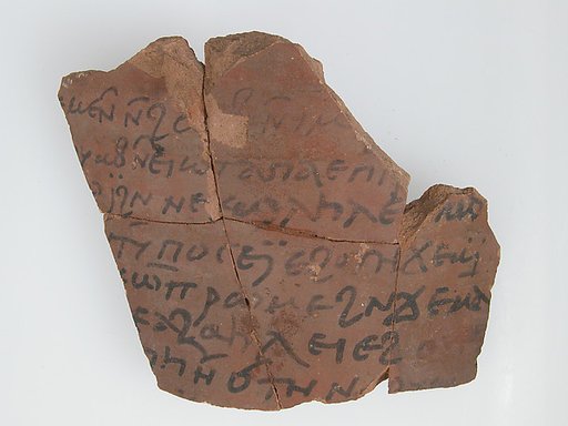 Ostrakon with a Letter from Paternoute to Epiphanius