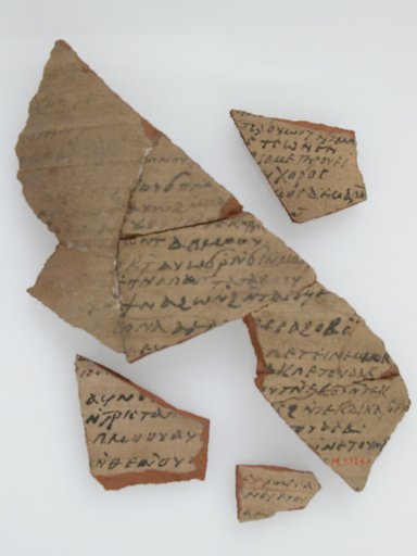 Ostrakon with Biblical Text