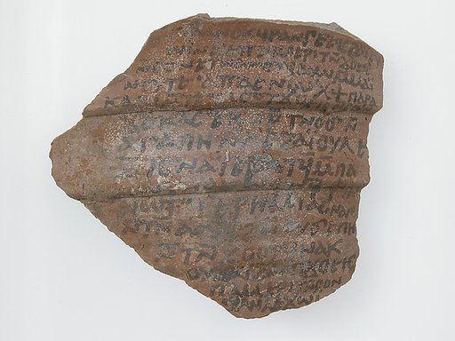 Ostrakon with a Letter from Frange to Enoch