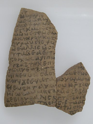 Ostrakon with a Letter from Joseph