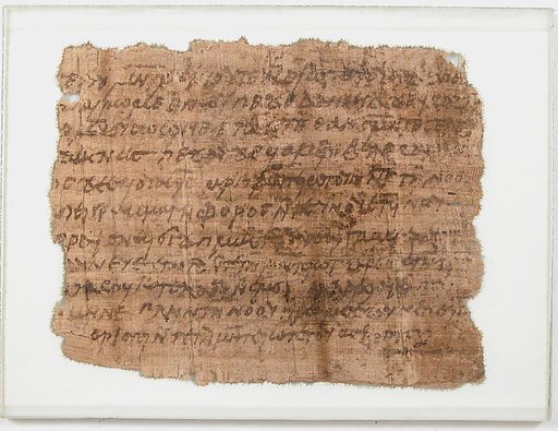 Papyrus Fragment of a Letter from Victor to Abraham