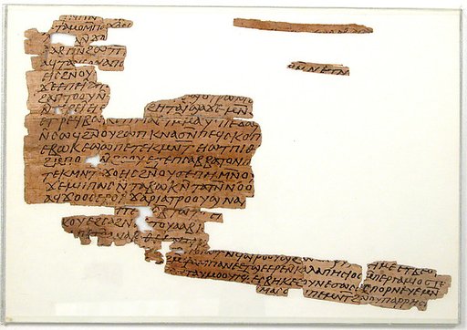 Papyrus Fragment of a Letter and Grain Account