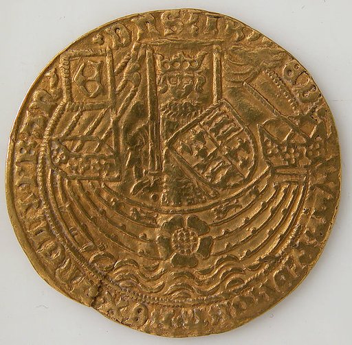 Coin with Rose Noble and Edward IV