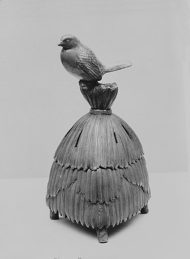 Censer in Form of a Sparrow Atop a Rice Rick